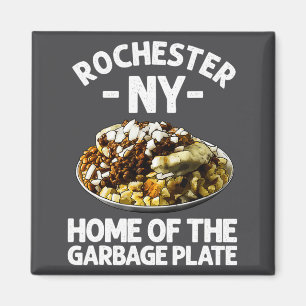 Lustige Rochester Ny Müllplatte Geschenk Cool New  Magnet