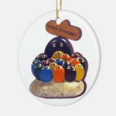 LUSTIGE ROCKKONZERTsiebziger jahre Keramik Ornament (Links)