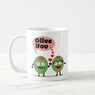 Lustige romantische Kaffee-Tasse - Olive Sie Kaffeetasse