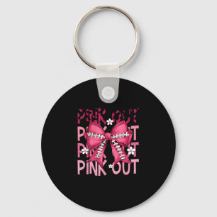 Lustige rosa Brustkrebs-Spieltag-Unterstützung Schlüsselanhänger