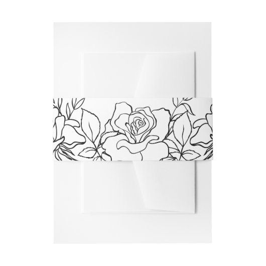 Lustige Rose Hochzeitssuite Einladungsbanderole (Vorderseite Beispiel)