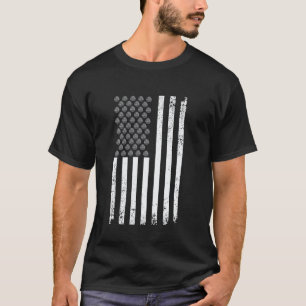 Lustige Rosenkohl Amerikanische Flagge Vegan Männe T-Shirt