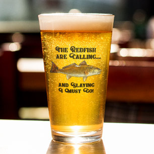 Lustige Rotbarsche, die Glas