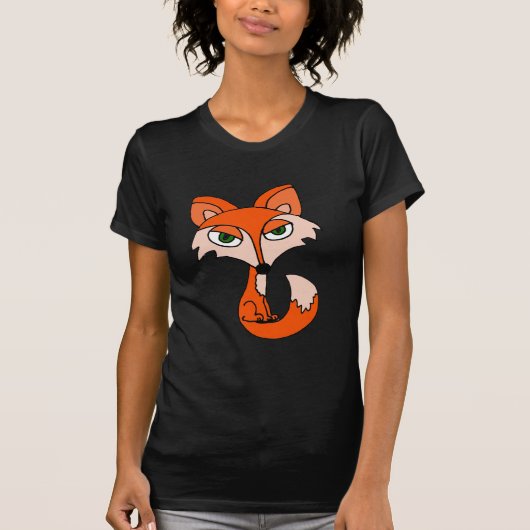 Lustige roter Fox-Kunst T-Shirt (Vorderseite)