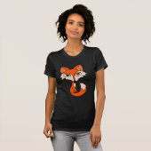 Lustige roter Fox-Kunst T-Shirt (Vorne ganz)