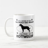 Lustige ROTTWEILER Entwürfe Kaffeetasse (Links)
