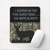 Lustige Rotwild-Jagd-Camouflage-Mausunterlage Mousepad (Mit Mouse)