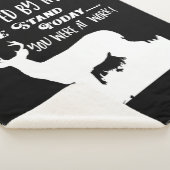 Lustige Rotwild-Jagd-Mann-Schwarzweiss-Hobby Sherpadecke (3/4)