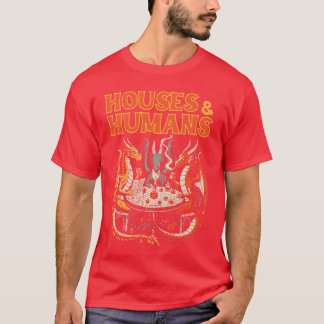 Lustige RPG-Parodie-Gaming-Häuser Menschen Gamer M T-Shirt