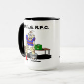 LUSTIGE RUGBY-TASSE TASSE (Vorderseite Links)