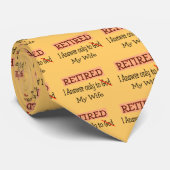 Lustige Ruhestands-Geschenke Krawatte (Gerollt)