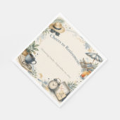 Lustige Ruhestands-Lunch-Servietten Serviette (Ecke)