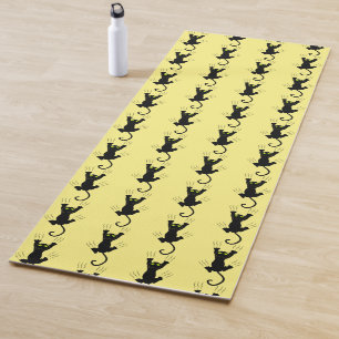 Lustige rutschende Katze kratzen Krallen Kratzen P Yogamatte