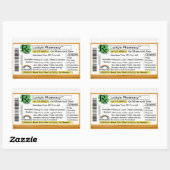 Lustige RX glückliche Apotheke Rechteckiger Aufkleber (Blatt)