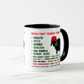 Lustige Sachen, die Trumpf-Wähler-Anhänger Tasse (VorderseiteRechts)