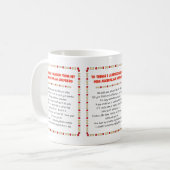 Lustige Sachen gelernt vom mini australischen Kaffeetasse (Vorderseite Links)