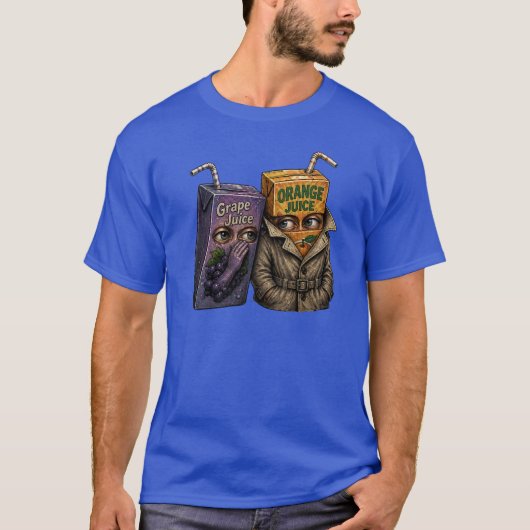 Lustige Saftbox-Klatscherei T-Shirt (Vorderseite)