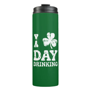 Lustige Saint Patricks Day Party St Pats Lustiger Thermosbecher