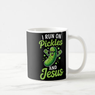 Lustige Salzgurke Gurke Ich Laufe Auf Salzgurken U Kaffeetasse