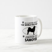 lustige SAMOYED-Entwürfe Kaffeetasse (VorderseiteRechts)