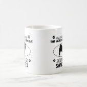 lustige SAMOYED-Entwürfe Kaffeetasse (Mittel)