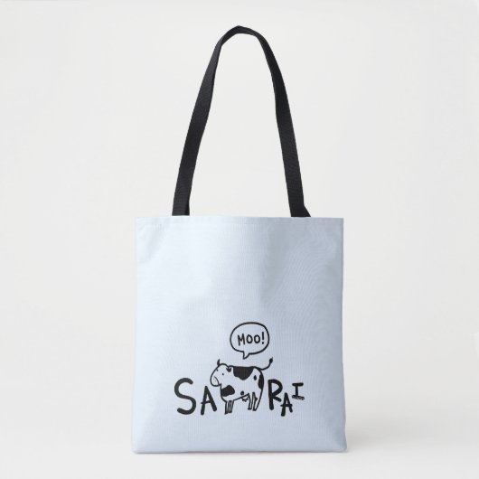 Lustige SAMURAI-Taschentasche Tasche (Vorderseite)