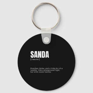 Lustige Sanda-Enthusiasten Humorvolle Definition D Schlüsselanhänger