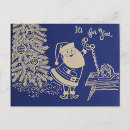 Lustige Sankt Feiertagspostkarte