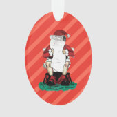 Lustige Sankt-Verzierung Ornament (Vorderseite)