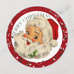 Lustige Sankt ~ Weihnachtseinladungs-Karte Einladung