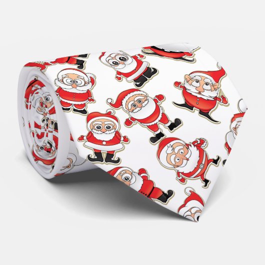lustige Sankt-WeihnachtsKrawatte Krawatte (Gerollt)