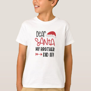 Lustige Santa-Jungs Weihnachten T-Shirt