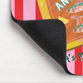 Lustige Sardellen-E-Mail-Witz-Design Mousepad (Ecke)