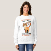 lustige Sarkasmus-Multitasking-Wortkunst Sweatshirt (Vorne ganz)