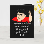 lustige sarkastische Glückwünsche Karte (Gelbe Blume)