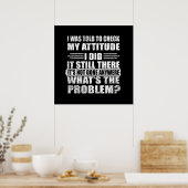 lustige sarkastische introvertierte Redewendungen Poster (Küche)