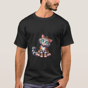 lustige sarkastische Katze ironisches Design T-Shirt