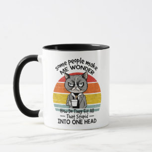 Lustige sarkastische Katzen-Tasse - Dummer Spruch Tasse