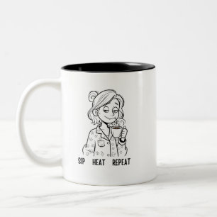 Lustige sarkastische Mutter-Tasse Zweifarbige Tasse