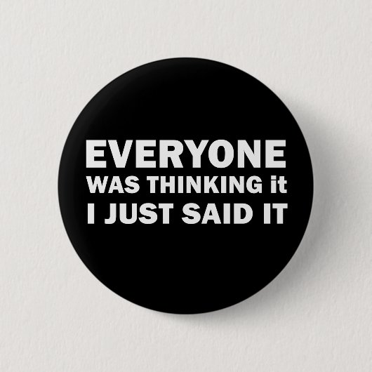 lustige sarkastische Redewendungen Button (Vorderseite)