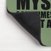 lustige sarkastische Redewendungen Erwachsenenhumo Mousepad (Ecke)