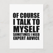 lustige sarkastische Redewendungen Erwachsenenhumo Postkarte (Vorderseite)