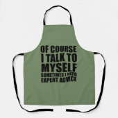 lustige sarkastische Redewendungen Erwachsenenhumo Schürze (Vorderseite)