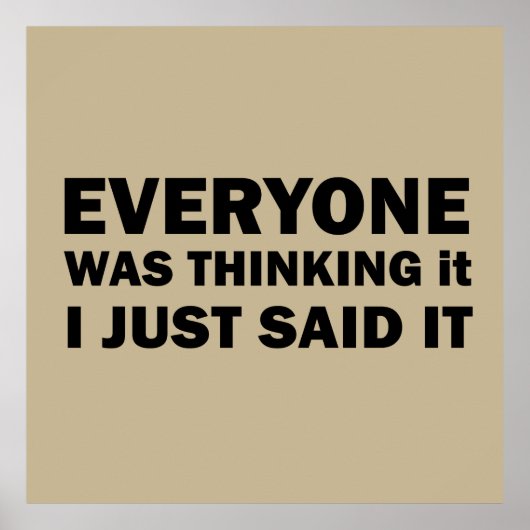 lustige sarkastische Redewendungen Poster (Vorne)