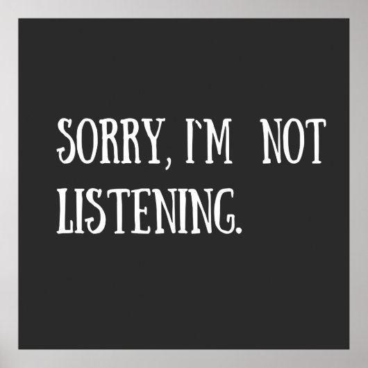 lustige sarkastische Redewendungen Poster (Vorne)