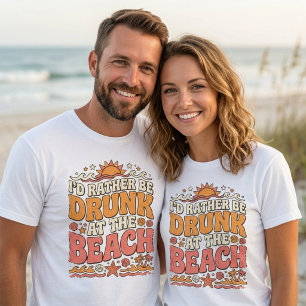 Lustige sarkastische Sommer-Strand-Spruch-Grafik T-Shirt