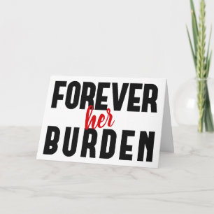 Lustige sarkastische Valentinsgrüße für sie Karte