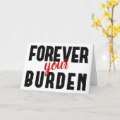 Lustige sarkastische Valentinstagsgrüße Karte (Gelbe Blume)