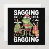 Lustige sarkastische Weihnachten hängend aber imme (Vorne/Hinten)