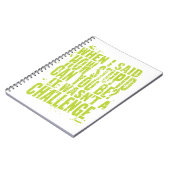 Lustige sarkastische Zitate für dumme Leute Notizblock (Linke Seite)